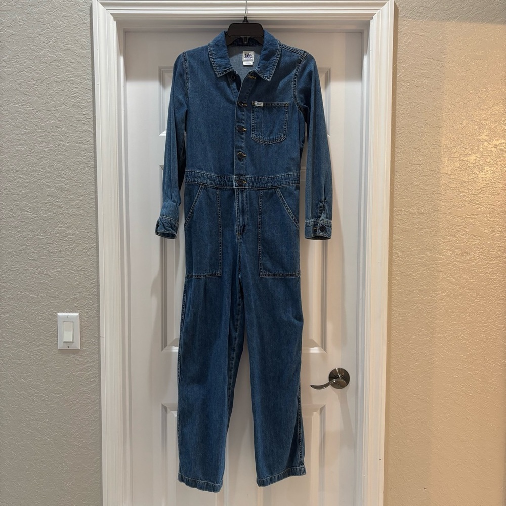 EUC Lee Classic Blue Denim Jumpsuit